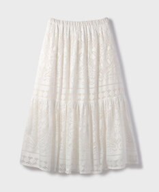 GRACE CONTINENTAL レースティアードスカート