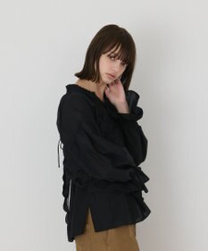 GRACE CONTINENTAL カットワークキャミ付カフタンブラウス