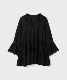 GRACE CONTINENTAL レースカラーチュニックブラウス