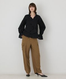 GRACE CONTINENTAL カットワークキャミ付カフタンブラウス