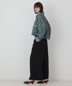 GRACE CONTINENTAL タックワイドパンツ