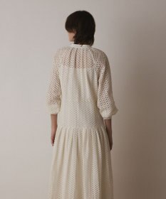 GRACE CONTINENTAL メッシュレースカフタンワンピース