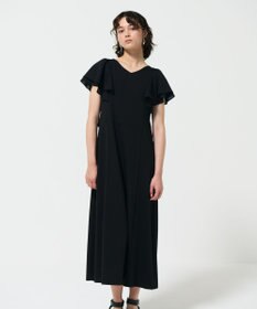 GRACE CONTINENTAL フリルスリーブカットワンピース
