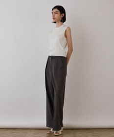 GRACE CONTINENTAL スパンコールニットノースリーブ