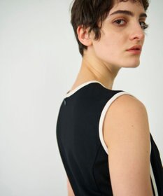 GRACE CONTINENTAL 配色ポンチフレアワンピース