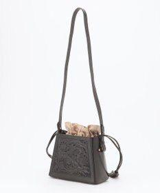 Cutwork グレースコンチネンタル　ショルダーバッグ カゴバッグ Cutwork box Bag / GRACE CONTINENTAL | GRACE CONTINENTAL