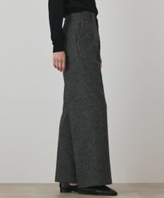 GRACE CONTINENTAL ウールタックワイドパンツ
