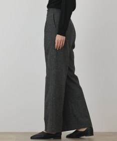 GRACE CONTINENTAL ウールタックワイドパンツ