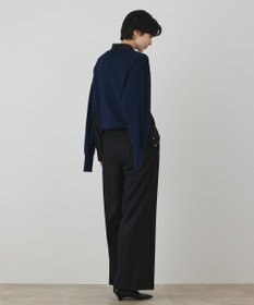 GRACE CONTINENTAL ウールスリットニットトップ