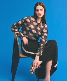 GRACE CONTINENTAL シアーCatブラウス