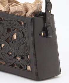 Cutwork box Bag / GRACE CONTINENTAL | GRACE CONTINENTAL