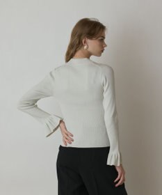 GRACE CONTINENTAL ラメリブニットトップ