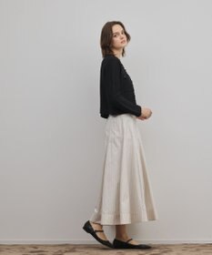 GRACE CONTINENTAL ラメドットタフタジャガードスカート