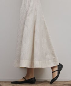 GRACE CONTINENTAL ラメドットタフタジャガードスカート