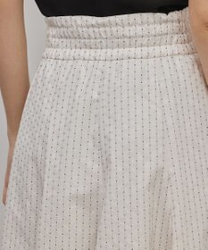 GRACE CONTINENTAL ラメドットタフタジャガードスカート