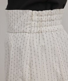 GRACE CONTINENTAL ラメドットタフタジャガードスカート