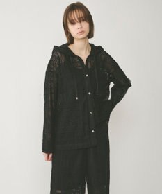 GRACE CONTINENTAL キカレースフード付トップ