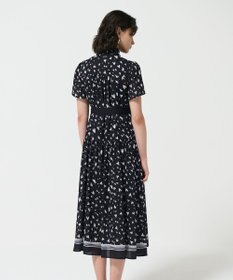 GRACE CONTINENTAL ハートレオパードプリントワンピース