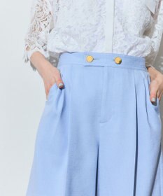 GRACE CONTINENTAL リネンタッチハーフパンツ