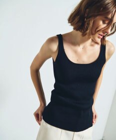 GRACE CONTINENTAL デコルテニットタンク