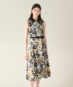 GRACE CONTINENTAL ボタニカルプリントワンピース