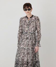 GRACE CONTINENTAL アーバンボタニカルワンピース ベージュ