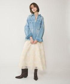 GRACE CONTINENTAL オーナメントロングスカート