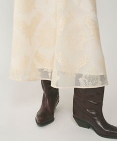 GRACE CONTINENTAL オーナメントロングスカート