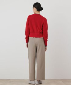 GRACE CONTINENTAL バイカラーウールニットカーディガン