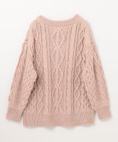 GRACE CONTINENTAL スパングルケーブルニット