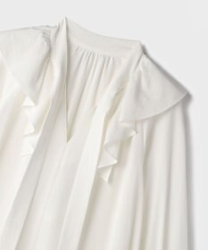 GRACE CONTINENTAL レースコンビフリルカフタンワンピース