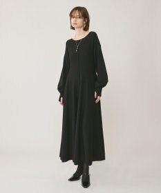 GRACE CONTINENTAL バックオープンニットワンピース