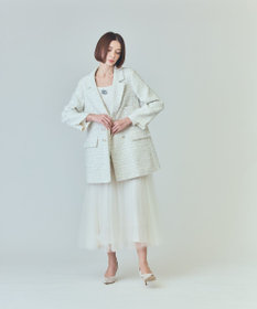 GRACE CONTINENTAL ツイードテーラードコート