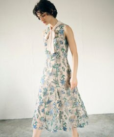 GRACE CONTINENTAL フラワーマーメイドドレス