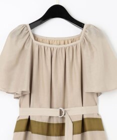 シルク綿配色ワンピース / GRACE CONTINENTAL | GRACE CONTINENTAL  