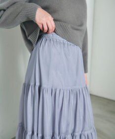 GRACE CONTINENTAL チュールティアードスカート