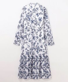 GRACE CONTINENTAL オリエンタルフラワープリントワンピース