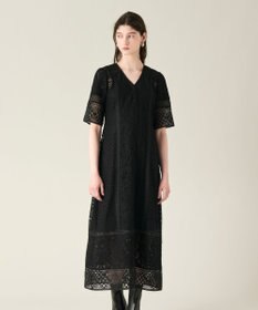 GRACE CONTINENTAL コンビレースVネックワンピース
