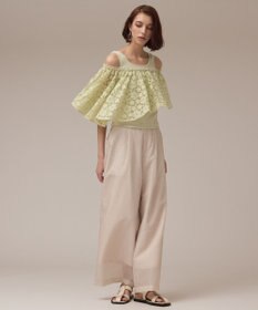 GRACE CONTINENTAL レースケープカットトップ