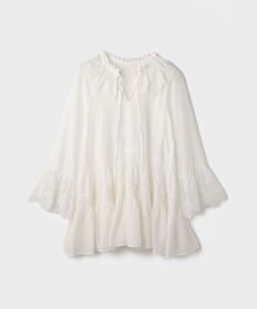 GRACE CONTINENTAL レースカラーチュニックブラウス