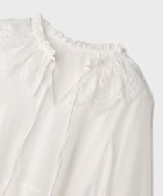 GRACE CONTINENTAL レースカラーチュニックブラウス