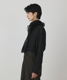 GRACE CONTINENTAL フリルタイ付シャツ