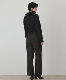 GRACE CONTINENTAL フリルタイ付シャツ