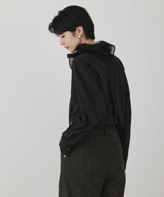 GRACE CONTINENTAL フリルタイ付シャツ