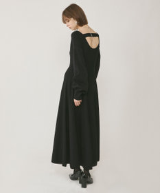 GRACE CONTINENTAL バックオープンニットワンピース
