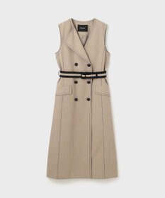 GRACE CONTINENTAL アシンメトリーカラーワンピース