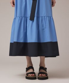 GRACE CONTINENTAL ギャザーロングワンピース