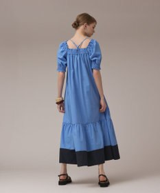 GRACE CONTINENTAL ギャザーロングワンピース