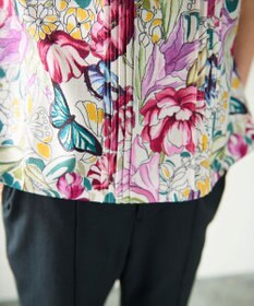GRACE CONTINENTAL フラワーガーデンプリントトップ