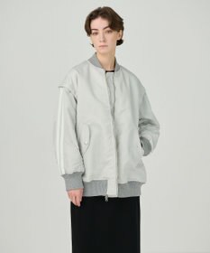 GRACE CONTINENTAL ミリタリー2wayジャケット ライトグレー